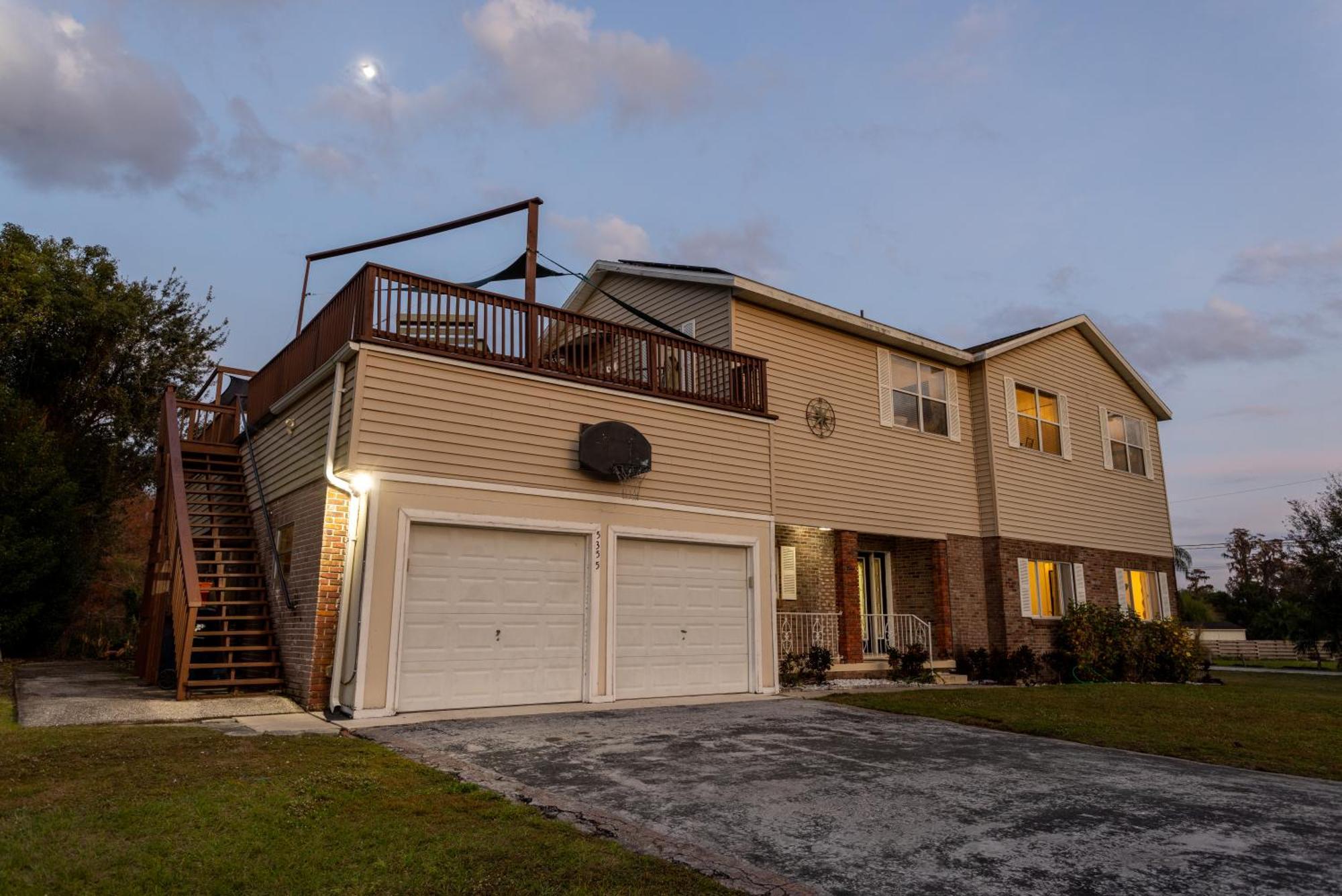 Lakefront 7 Bedroom Duplex, Pool, Boat, And Hottub Orlando Bagian luar foto