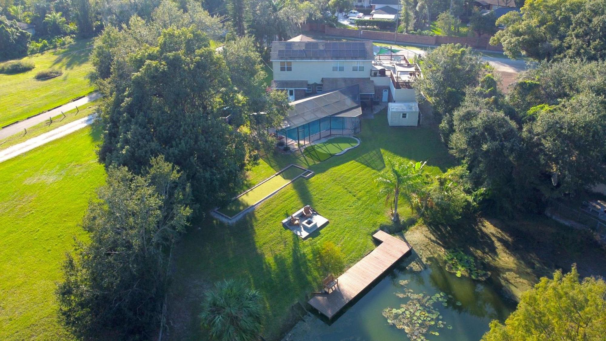 Lakefront 7 Bedroom Duplex, Pool, Boat, And Hottub Orlando Bagian luar foto